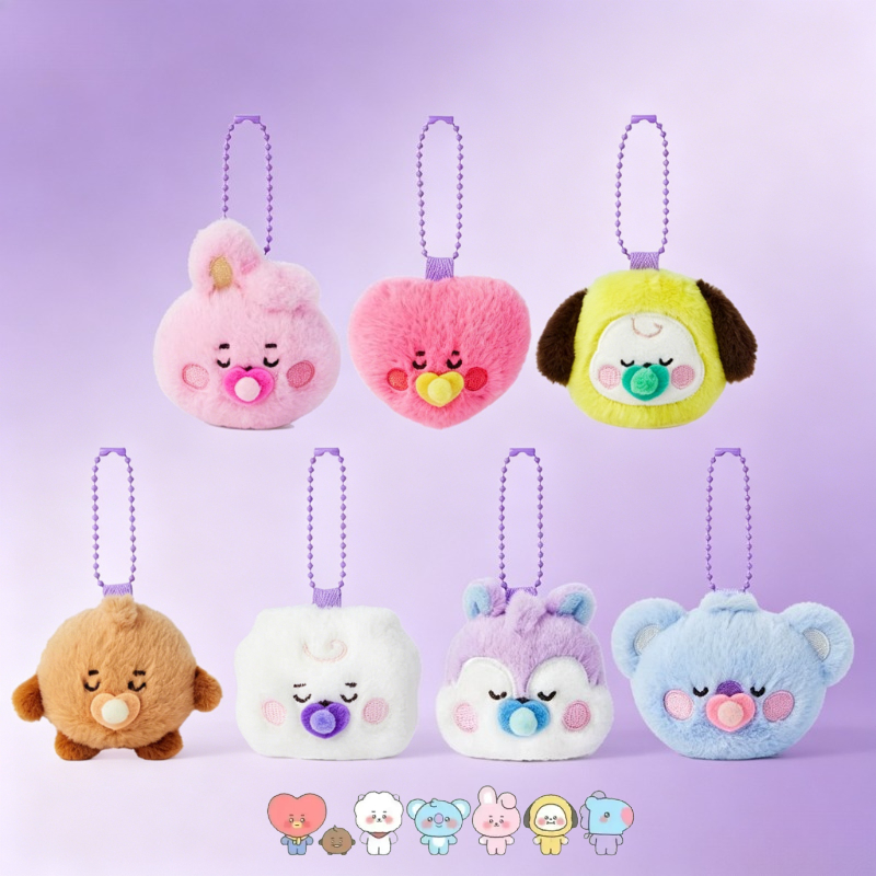Anime Merchandise Figure - BT21 cartoon cute baby series plush