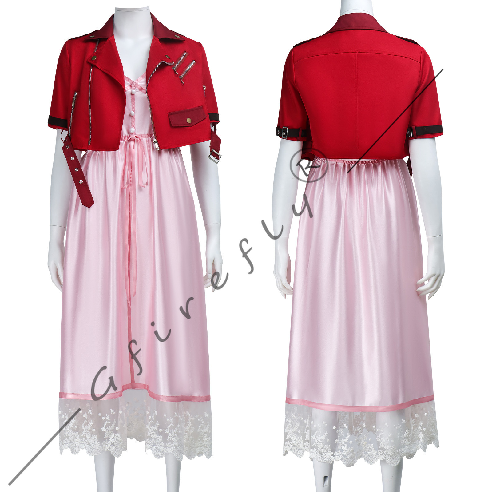 Game Final Fantasy VII Aerith  - Cosplay Wig Colored recensie en prijs