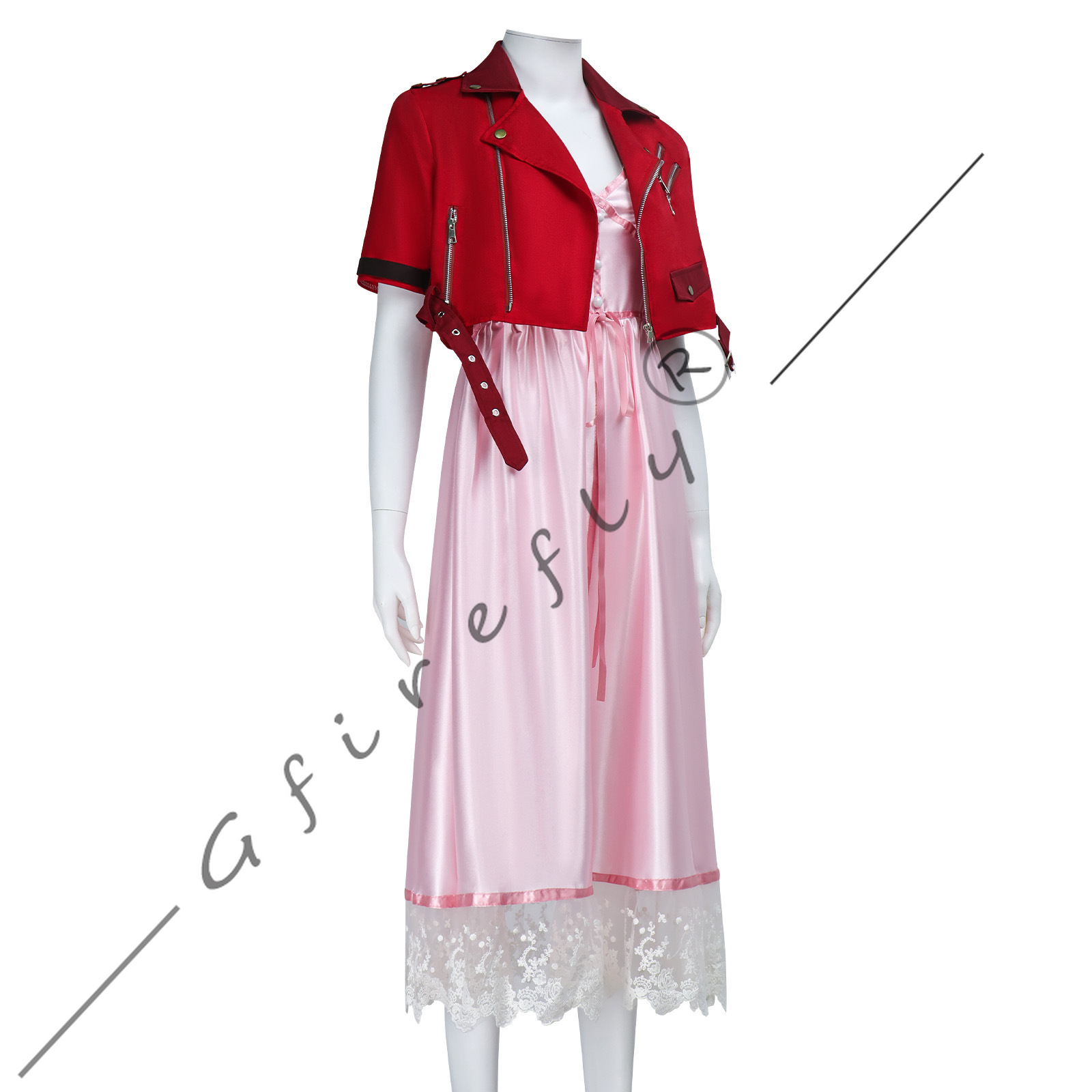 Game Final Fantasy VII Aerith  - Cosplay Wig Colored recensie en prijs