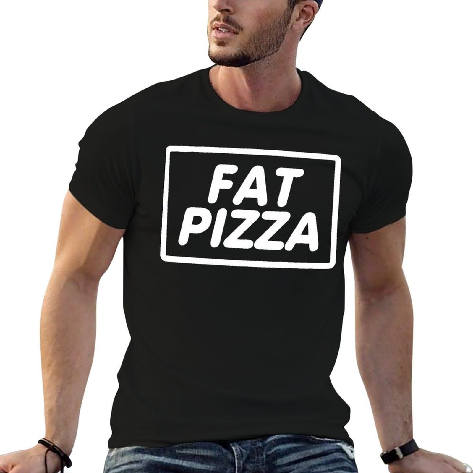 BEST SELLER - Fat Pizza Logo M - Anime Merchandise T Shirt recensie en prijs
