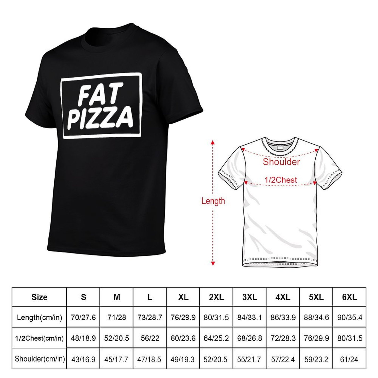BEST SELLER - Fat Pizza Logo M - Anime Merchandise T Shirt recensie en prijs
