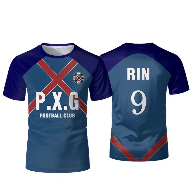 New PXG Blue Lock Anime Jersey - Anime Merchandise Clothes recensie en prijs