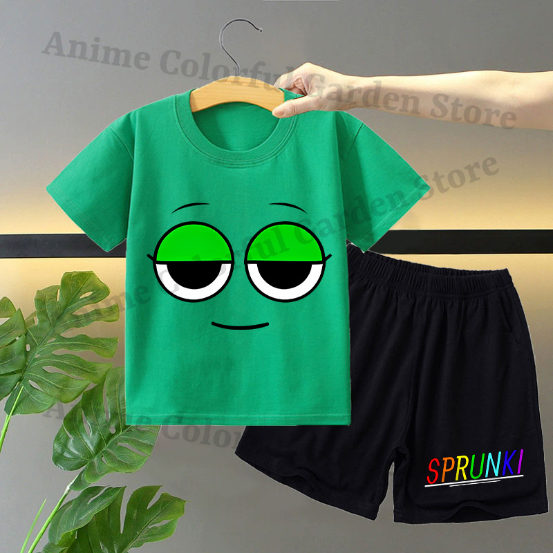 Sprunki 2pcs T-shirt and Short - Anime Merchandise Clothes recensie en prijs