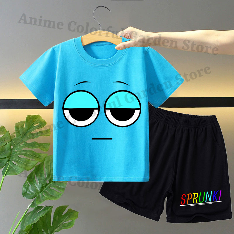 Sprunki 2pcs T-shirt and Short - Anime Merchandise Clothes recensie en prijs