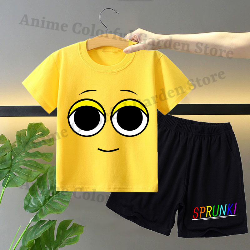 Sprunki 2pcs T-shirt and Short - Anime Merchandise Clothes recensie en prijs