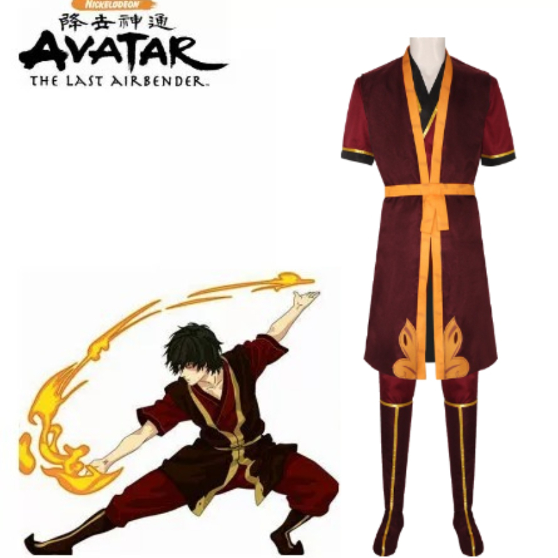 Zuko Cosplay Costume Avatar Th - Cosplay Wig Colored recensie en prijs