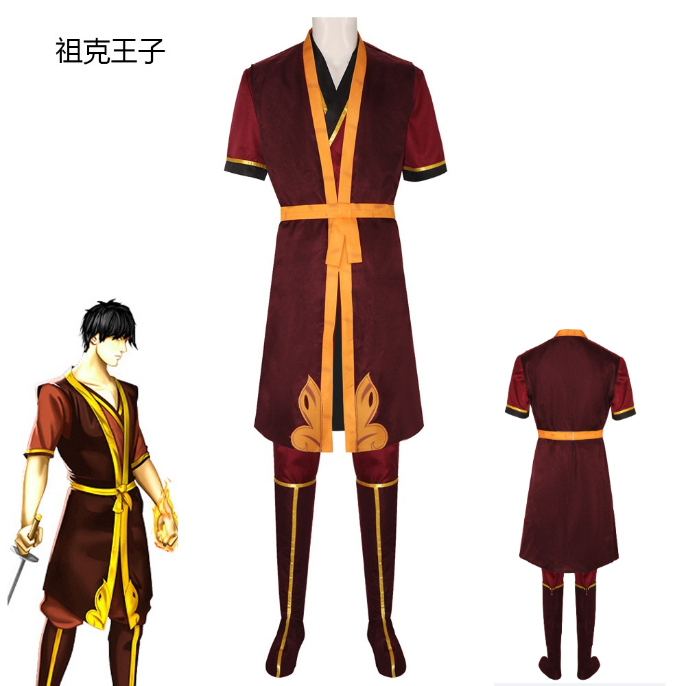 Zuko Cosplay Costume Avatar Th - Cosplay Wig Colored recensie en prijs
